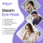 Steam Eye Mask, 10Packs Heated Eye Mask, Self Heating Disposable Spa Warm Compress For Eyes Sleep Mask, Travel Essentials & Relaxation Gifts For Women (Lavender Scent)