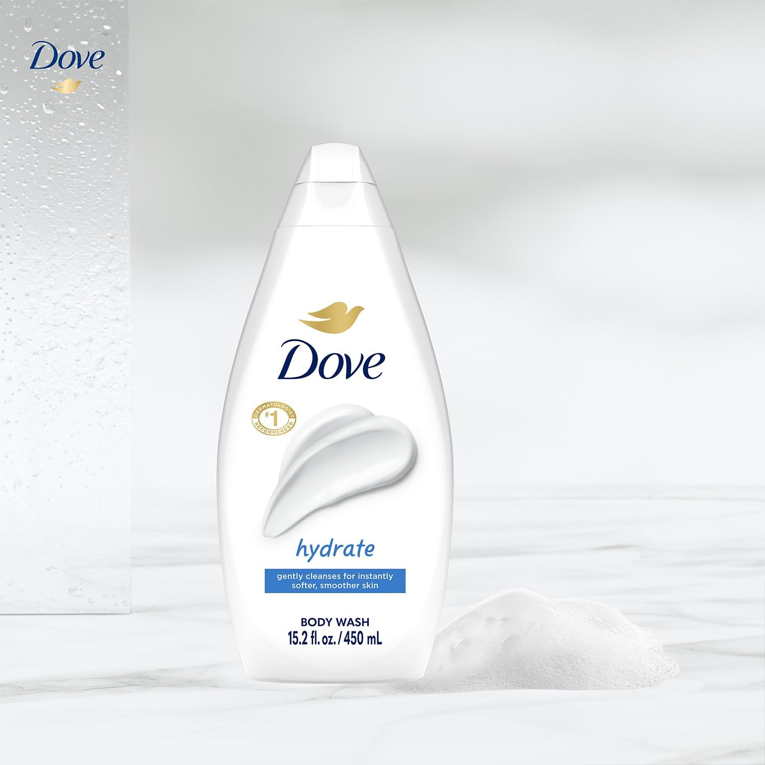 Dove Body Wash, Hydrate 2-Pack – Moisturizing Cleanser For Smooth, Soft Skin, 15.2 Oz Ea
