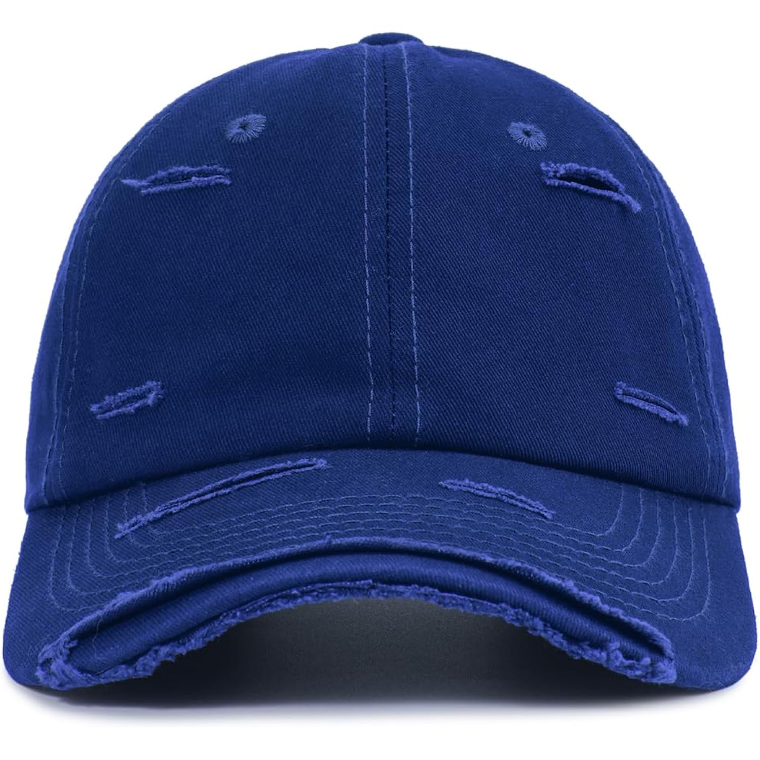 Womens Baseball Caps for Men Baseball Hat Unisex Distressed Cotton Dad Hat Summer Adjustable Golf Runing Royal Blue