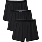 David Archy Combed Cotton Boxers For Men Soft Underwear Mens Boxers Knit Boxer Shorts For Men Pack
