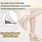 Mikarka Espadrille Wedge Sandals For Women Braided Knot Ankle Strap Open Toe Platform Sandals
