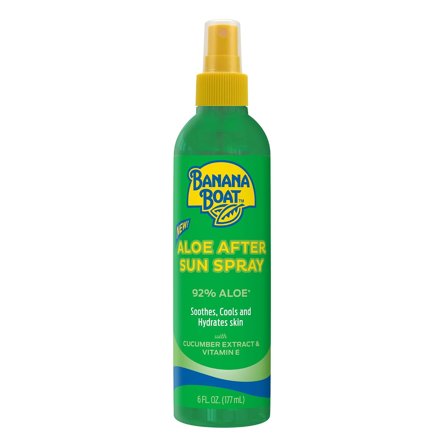 Banana Boat Aloe After Sun Spray, 6Fl Oz | Aloe Vera Spray With Cucumber Extract And Vitamin E, After Sun Care For Sunburn Relief, 6Fl Oz