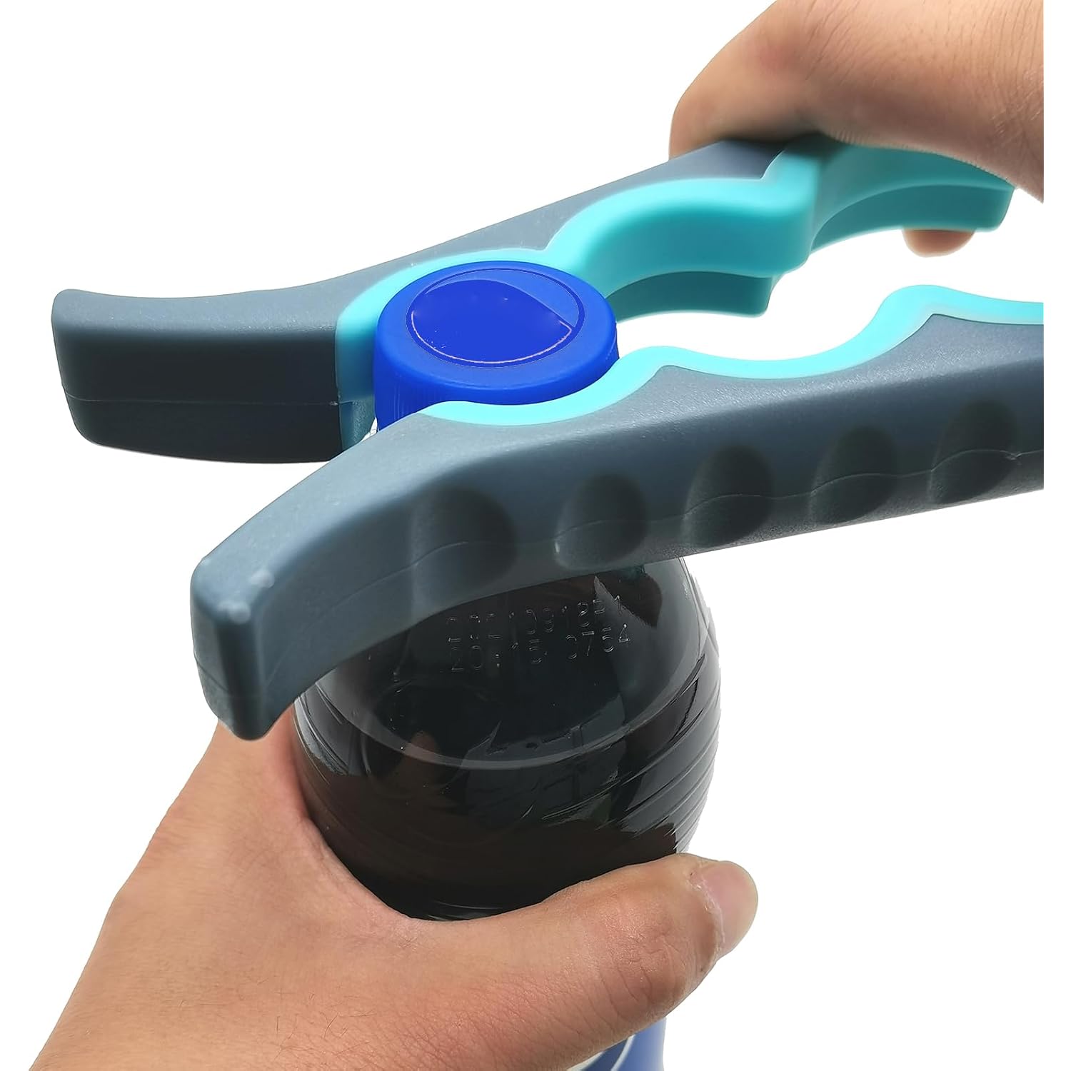 Otstar Jar Opener Bottle Opener And Can Opener For Weak Hands, Seniors With Arthritis And Anyone With Low Strength, Mutil Jar Opener Get Lids Off Easily (Blue And Grey)