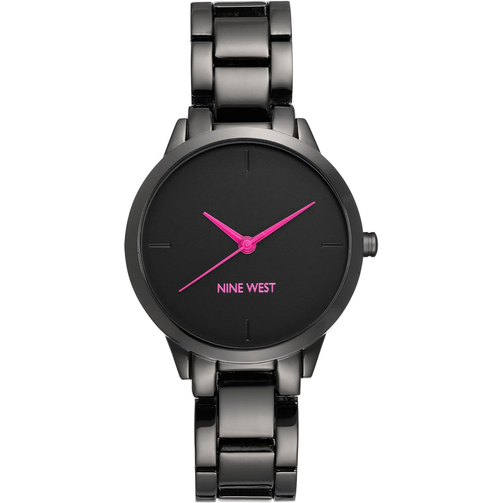 Nine West Women'S Gunmetal Bracelet Watch