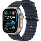 Apple Watch Ultra 2 [Gps + Cellular, 49Mm] - Titanium Case With Blue Ocean Band, One Size (Renewed)