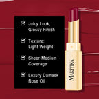 MAKI YIKA Moisture Dark Berry Lipstick for Women Hydrate Tinted Lip Balm for Mother's Day Dry Cracked Lips Sheer Lipstick Lip Tinted Glossy Finish,MA049 Blush Berry