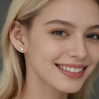 Sterling Silver Post Star Stud Earrings for Women Teen Girls Gifts Trendy Hypoallergenic Small Post Pierced Studs Earrings Jewelry