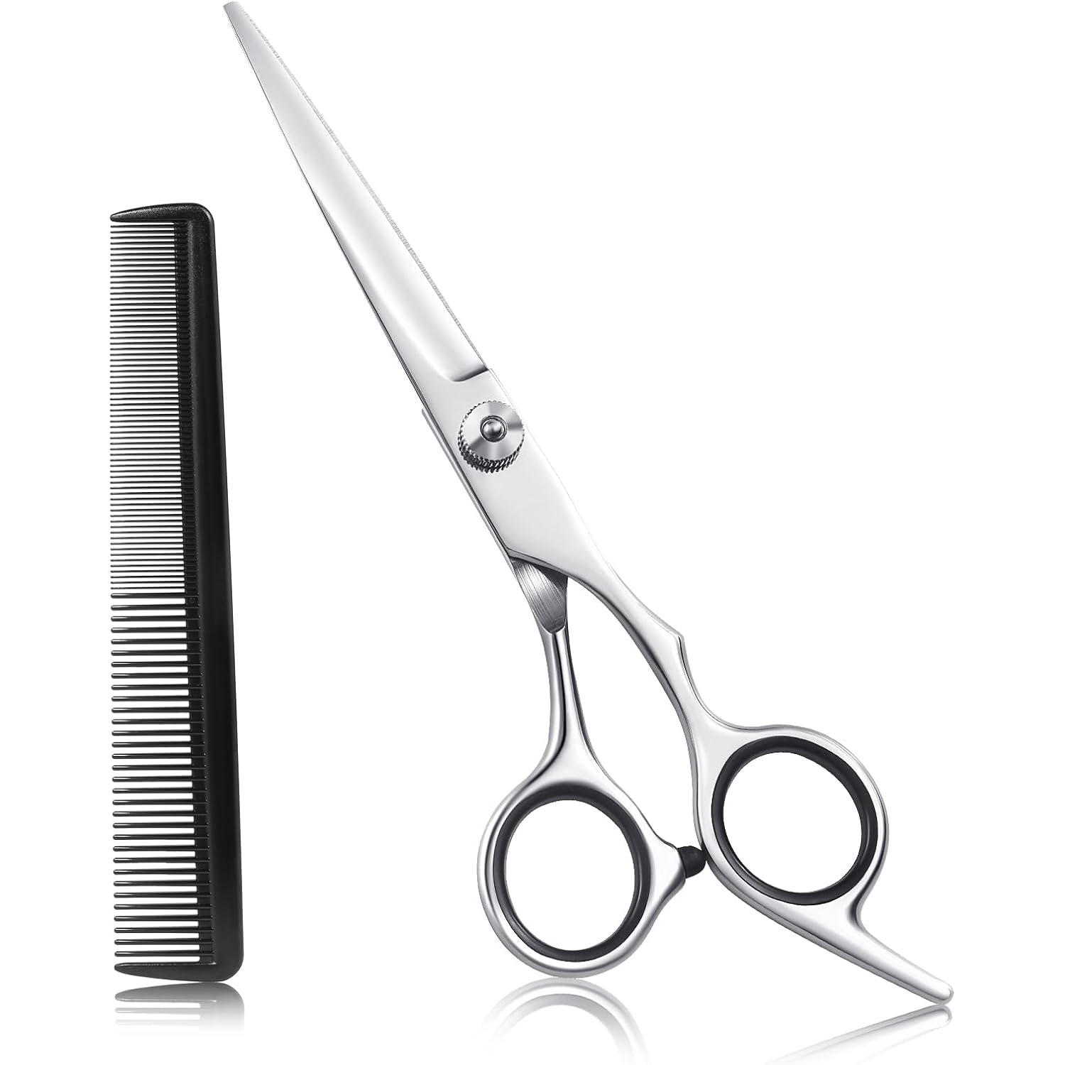 Hair Cutting Scissors, 6.5" Stainless Steel Barber Haircut Shears for Men/Woman, Professional Trimming Scissors Kit for Salon and Home Use, Sharp Edge for Precise Cutting