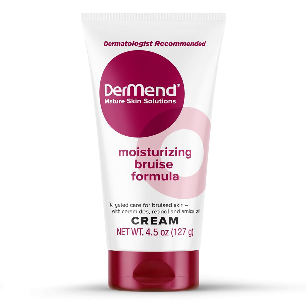 Dermend Arnica Bruise Cream With Vitamin K – Bruise Cream For Thin & Mature Skin – Moisturizing Formula With Retinol, Ceramides & Arnica Oil – Dermatologist Recommended – 4.5 Oz