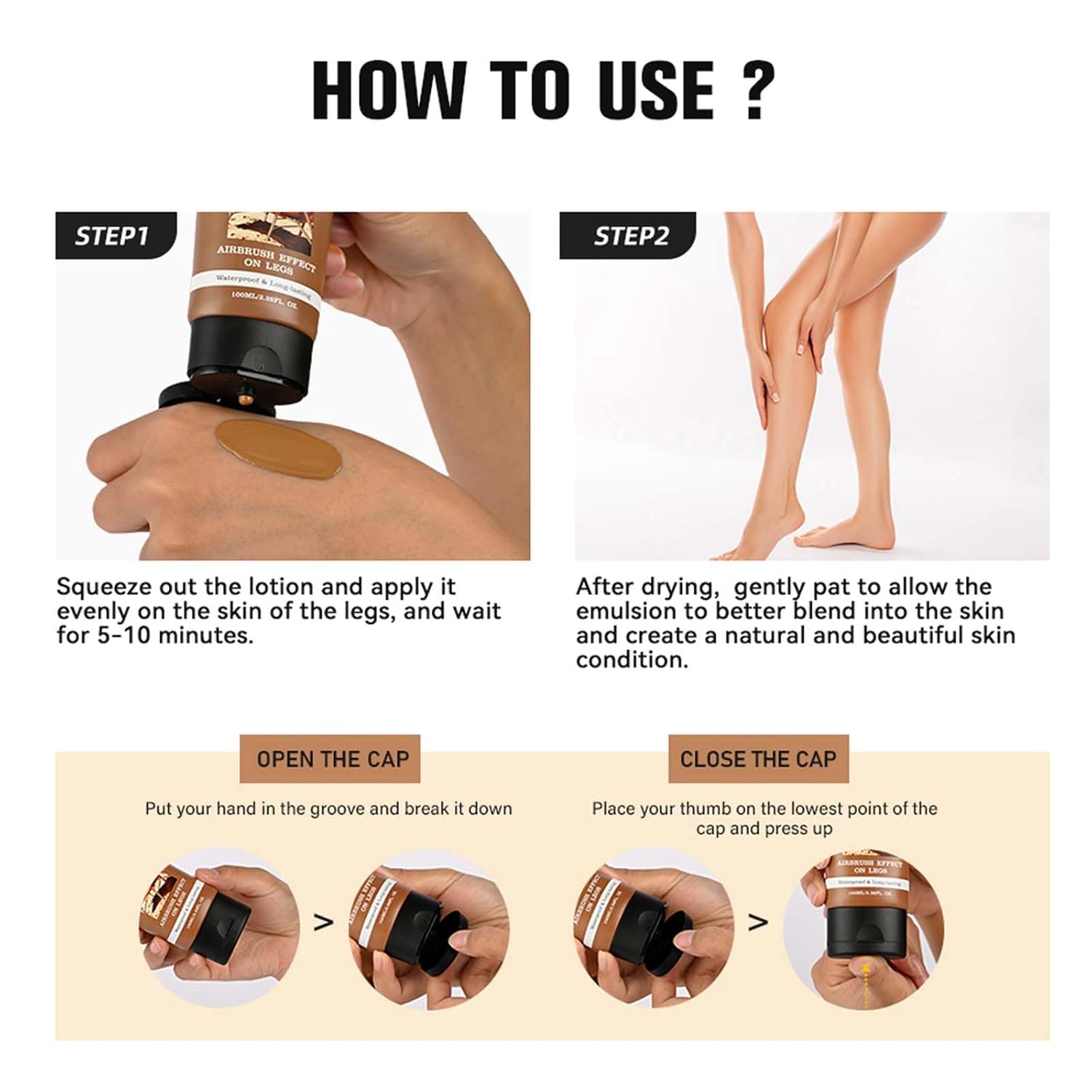 Tattoo Cover Up Makeup Waterproof, Leg Makeup Cream, Body Coverage Perfector, Body Makeup Waterproof No Transfer, Long Lasting Body Foundation