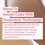 Almay Skintone Matching Foundation, Smart Shade Face Makeup with SPF 15, Hypoallergenic, Oil-Free, Dermatologist-Tested, 300 Straight Up Medium, 1 fl oz