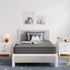 Avenco Twin Mattress, 6 Inch Twin Size Mattress In A Box, Medium Firm Hybrid Mattresses With Bonnell Spring And Gel Memory Foam For Cool Night Sleep & Pressure Relief, Certipur-Us Certified