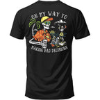 Salty Bones On My Way To Making Bad Decisions T-Shirt, 100% Ringspun Cotton, Classic Fit,Printed In Usa