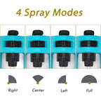 Lawn Sprinkler, 18 Brass Nozzles Garden Water Oscillating Sprinkler For Yard Covers Up To 3,600 Sq.Ft, Heavy Weight Base, Built-In Spray Jet Cleaning Needle
