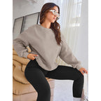 Womens Sweatshirts Oversized Crewneck Y2K Fleece Hoodies Fall Fashion 2026 Teen Girls Cute Winter Clothes Sweater