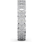 1.06 Ctw Round Cut Natural Diamond Designer Hoop Earrings for Women | 925 Sterling Silver | I-J Color I2-I3 Clarity | Hypoallergenic Fine Jewelry | Elegant Gift Box Included
