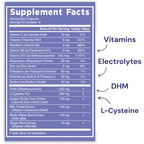 Blowfish Wingman | Supplement With Dhm + L-Cysteine + Electrolytes | Feel Better After Drinking | Pre-Alcohol Liver Support & Hydration
