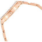 U.S. Polo Assn. Women'S Rose Gold-Tone Watch – Elegant Crystal Bezel, Durable Bracelet, And Quartz Movement – Perfect For Everyday Style Or Special Occasions