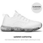 Luogoks Womens Walking Running Shoes Air Cushion Basketball Sneakers Fashion Tennis Breathable Sport Gym Fitness Cross Trainers Shoes