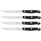 HENCKELS Prime Razor-Sharp Steak Knife Set of 4, German Engineered Informed by 100+ Years of Mastery,Black