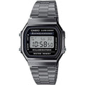 Casio Casual Watch A168Wgg-1A, Black, Casual