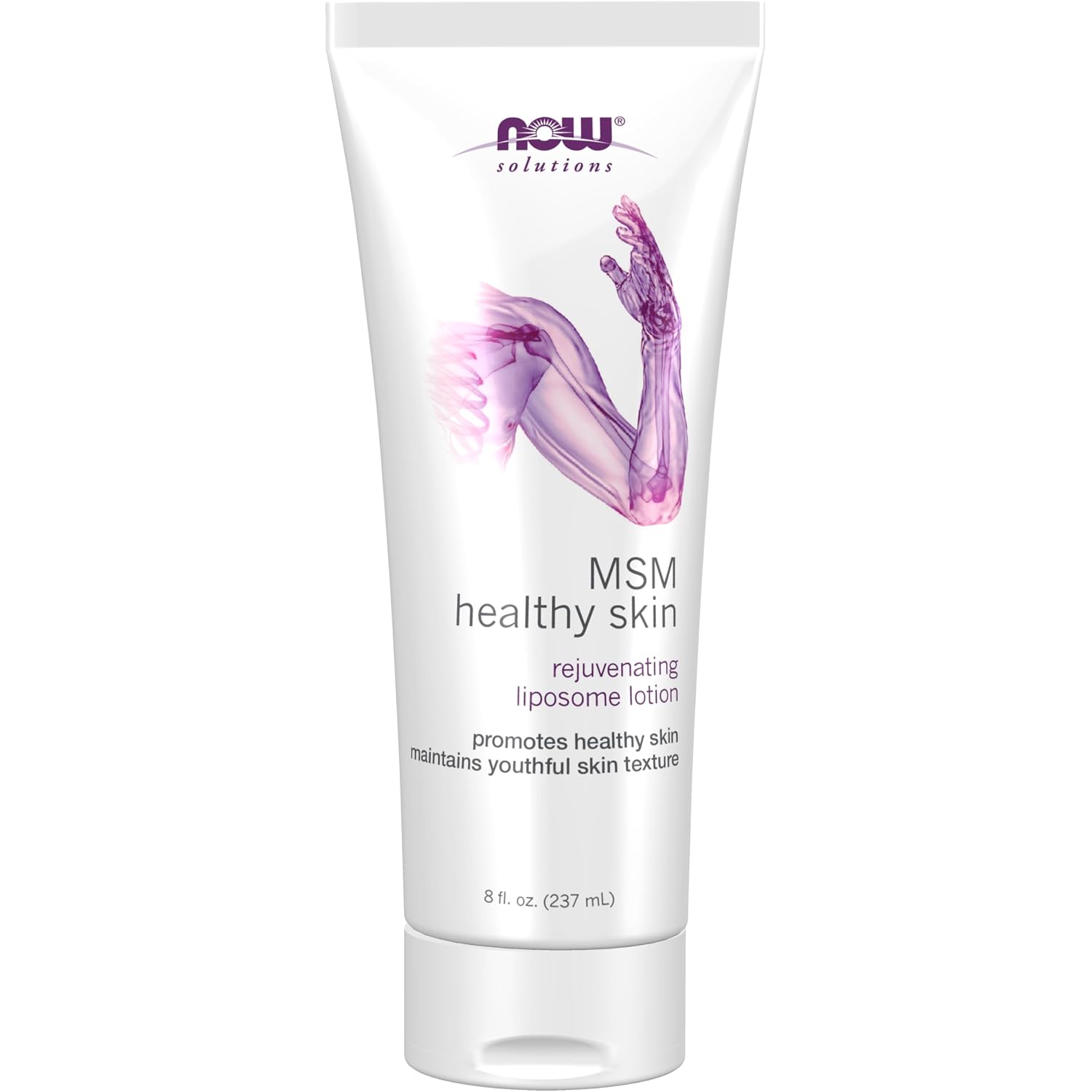 Now Solutions, Msm Healthy Skin Liposome Lotion, Rejuvenating Cream With Almond Oil And Aloe, 8-Ounce