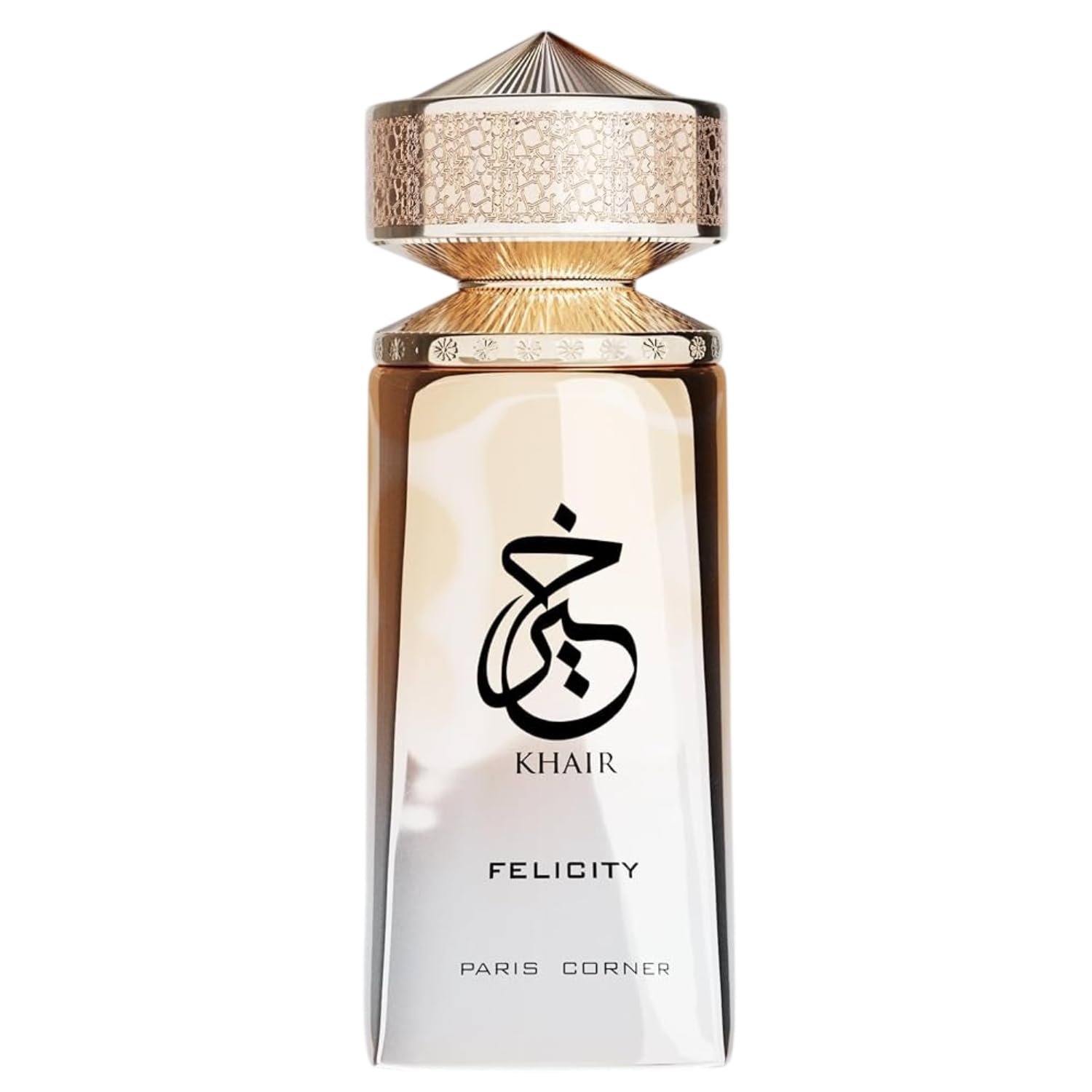 Paris Corner | Khair Felicity Perfume - 3.4 fl oz | Sparkling, Joyful Unisex Perfume with Champagne, Cassis, Rose, Vanilla, Musk | Sparkling, Joyful, Unisex