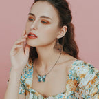 12 Pairs Boho Vintage Geometric Round Earrings Wooden Leather Ethnic Style Vintage Sunflower Earrings Christmas for Women