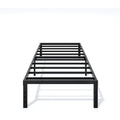 Lumunance Metal Bed Frame Twin Size - 14 Inch Heavy-Duty Twin Platform Bed Frame No Box Spring Needed, Easy Assembly, Noise-Free, Sturdy Mattress Foundation, Underbed Storage Space