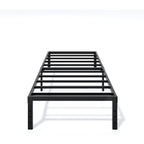 Lumunance Metal Bed Frame Twin Size - 14 Inch Heavy-Duty Twin Platform Bed Frame No Box Spring Needed, Easy Assembly, Noise-Free, Sturdy Mattress Foundation, Underbed Storage Space