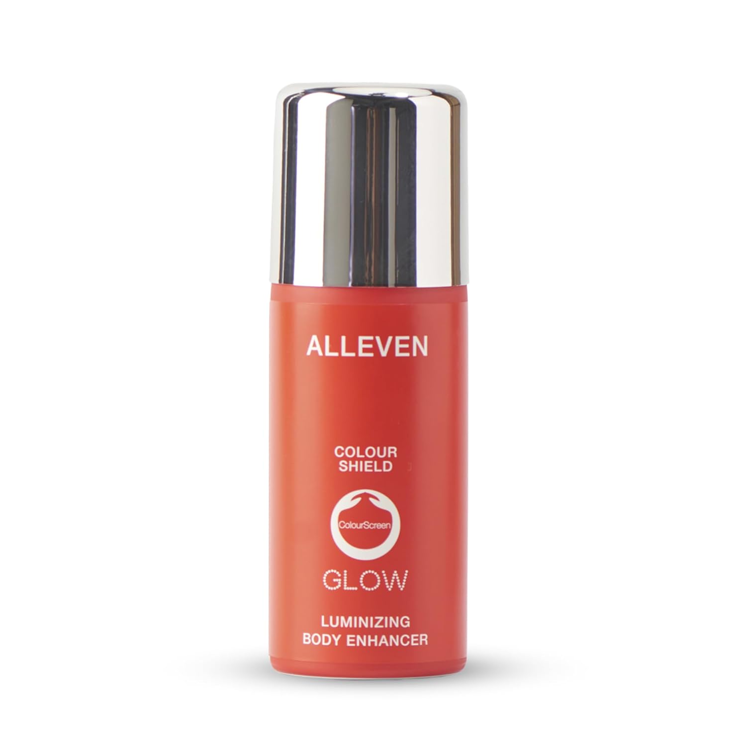 ALLEVEN Color Shield Spray Body Makeup Shimmer Luminous Finish, Ivory 100 ml