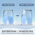 30 Pack Self-Heating Steam Eye Masks For Dry Eyes: Moist Heat Warm Compress For Stye Fast Relief & Digital Eye Strain, Disposable Heated Eye Mask, No Microwave Needed, Unscented Travel Ready