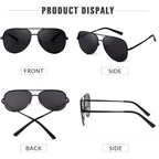 SORVINO Oversized Aviator Sunglasses for Women Men Trendy Retro Bulk Shade Black Faded Sun Glasses Classic UV Protection