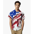 Bowling Shirts For Men Print Short Sleeve Regular Fit Hawaiian Casual Button Down Beach Shirts