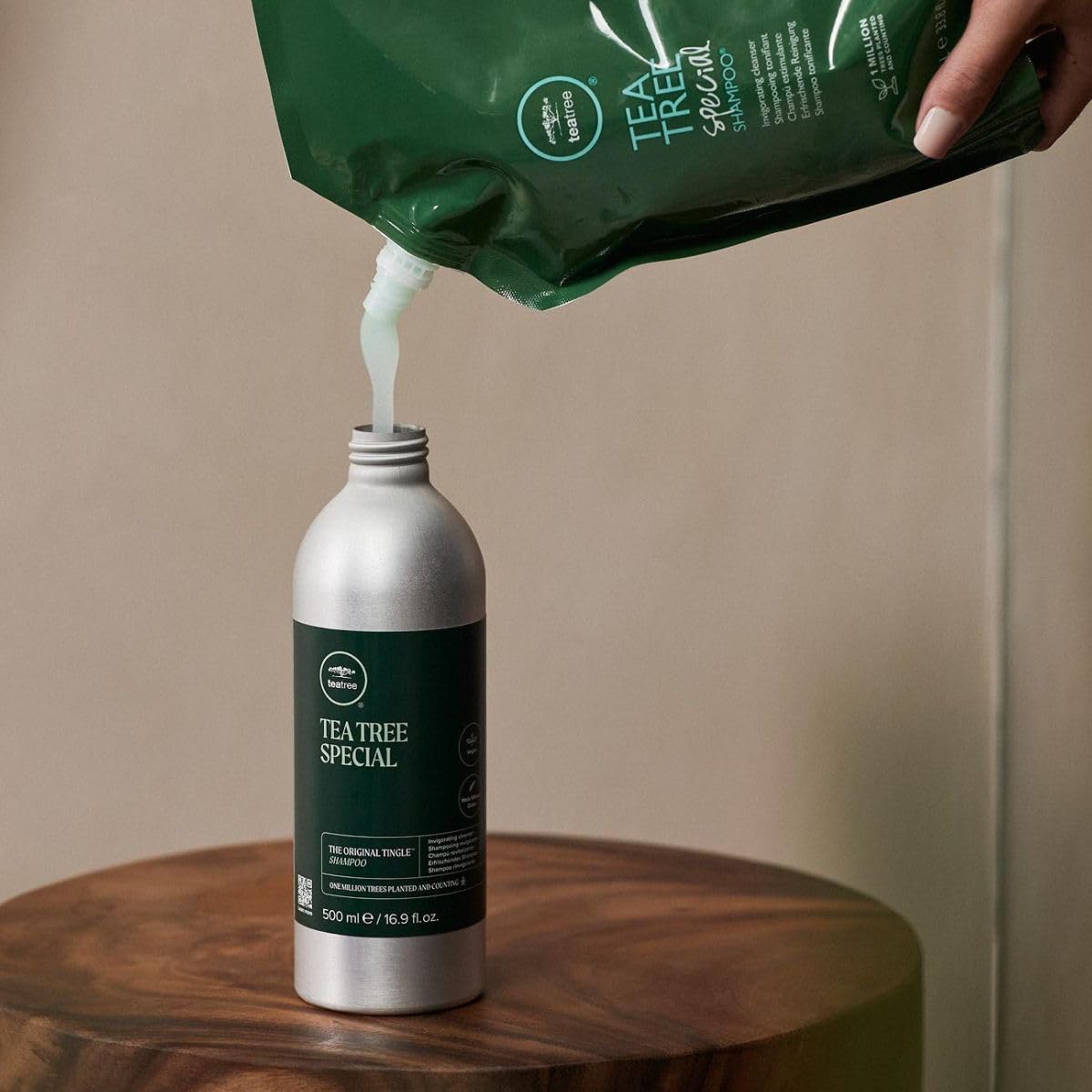 Tea Tree Special Shampoo, Deep Cleans, Refreshes Scalp, Especially Oily Hair, For All Hair Types