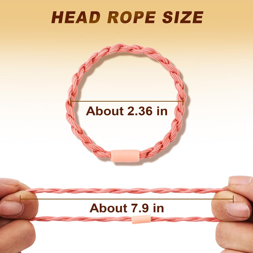 48 Pcs Boho Hair Ties, Elastic Hair Tie Bracelets For Women, Cute Hair Ties No Damage, Ponytail Holders For Girls With Thick And Thin Hair - Multicolor