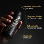 Based Shower Duo Shampoo & Conditioner Bundle With Peppermint Oil & Coconut Oil, Cleansing Shampoo & Hydrating Conditioner For Men, No Sulfates, Silicones, Or Parabens, 12 Fl Oz (Pack Of 2)