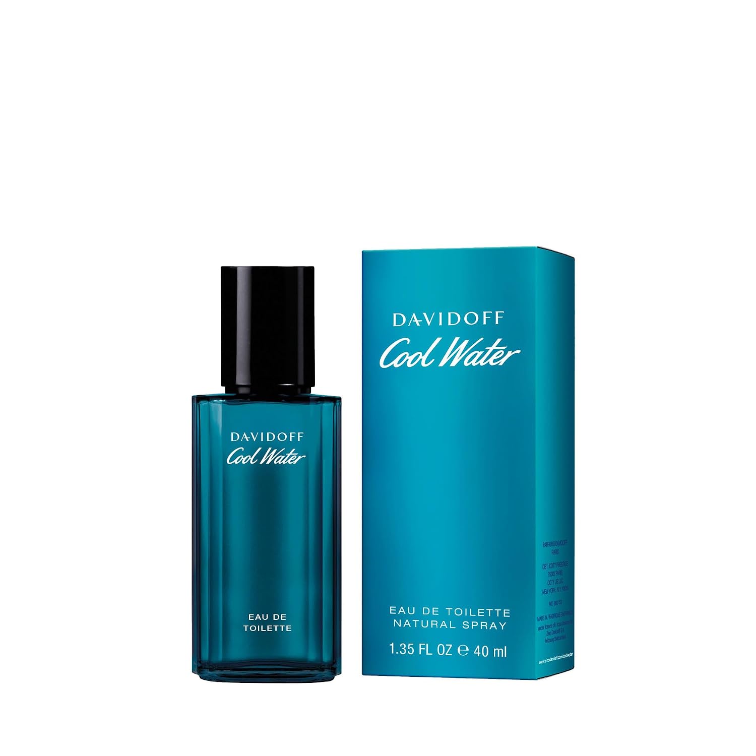 Davidoff Cool Water Eau De Toilette – Aromatic Men'S Cologne – With Notes Of Coriander, Mint, Lavender & Amber – Long Lasting Fragrance