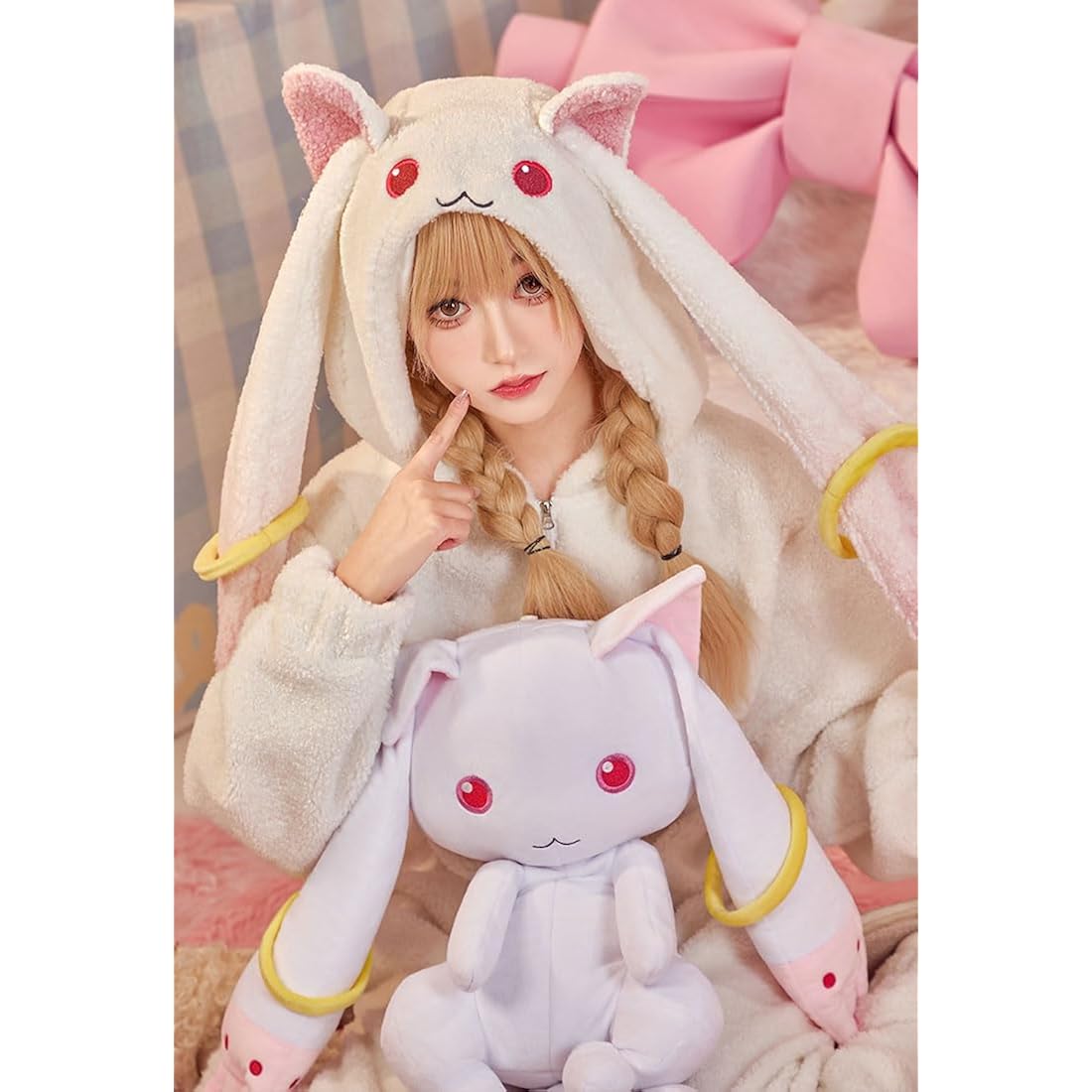 Micotaku Women Backpack Puella Magi Madoka Magica Officially Licensed Cute Kyubey Backpack