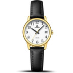 Ln Lenqin Womens Watch Analog Quartz Waterproof Ladies Watches For Women Easy Read Women'S Wrist Watches With Leather Strap Luminous Dial
