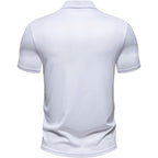 Men'S Polo Shirts Summer Short Sleeve Golf Shirt For Men 3 Button Collar T-Shirt Dry Fit Casual Work Athletic Tee Shirts