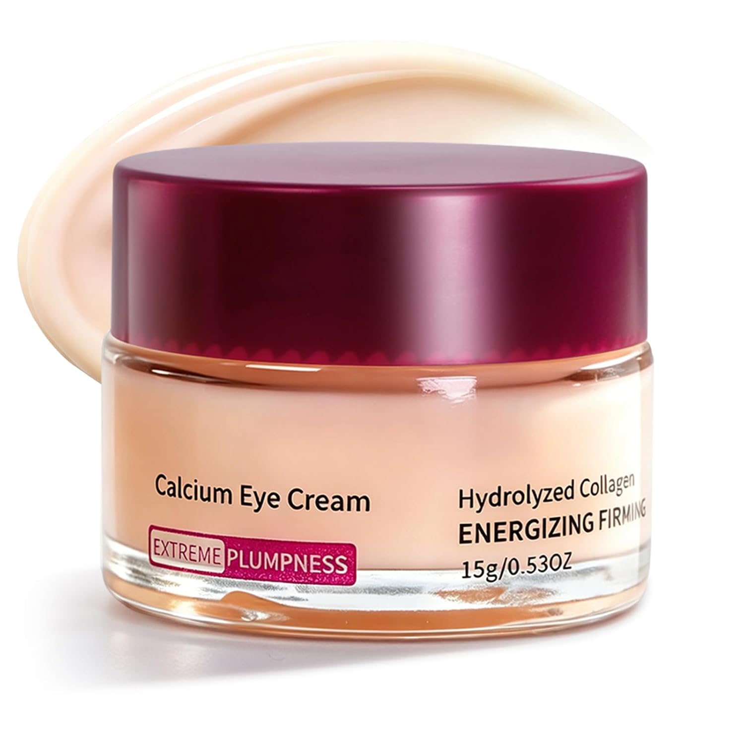 Rebornic Eye Cream 15G – Niacinamide Eye Cream With Firming Complex For Dark Circles, Under Eye Bags & Sagging | Hydrolyzed Elastin Ex Volume Firming | Korean Eye Cream Lightweight For All Skin Types