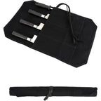 Hersent Chef'S Knife Roll Bag,Portable Travel Chef Knife Case Knife Bag Carrier Storage Bag With 4 Slots Best Gift For Pro Chef Or Culinary Enthusiasts Men Women