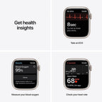 Apple Watch Series 7 (Gps, 41Mm) Starlight Aluminum Case With Starlight Sport Band, Regular (Renewed)