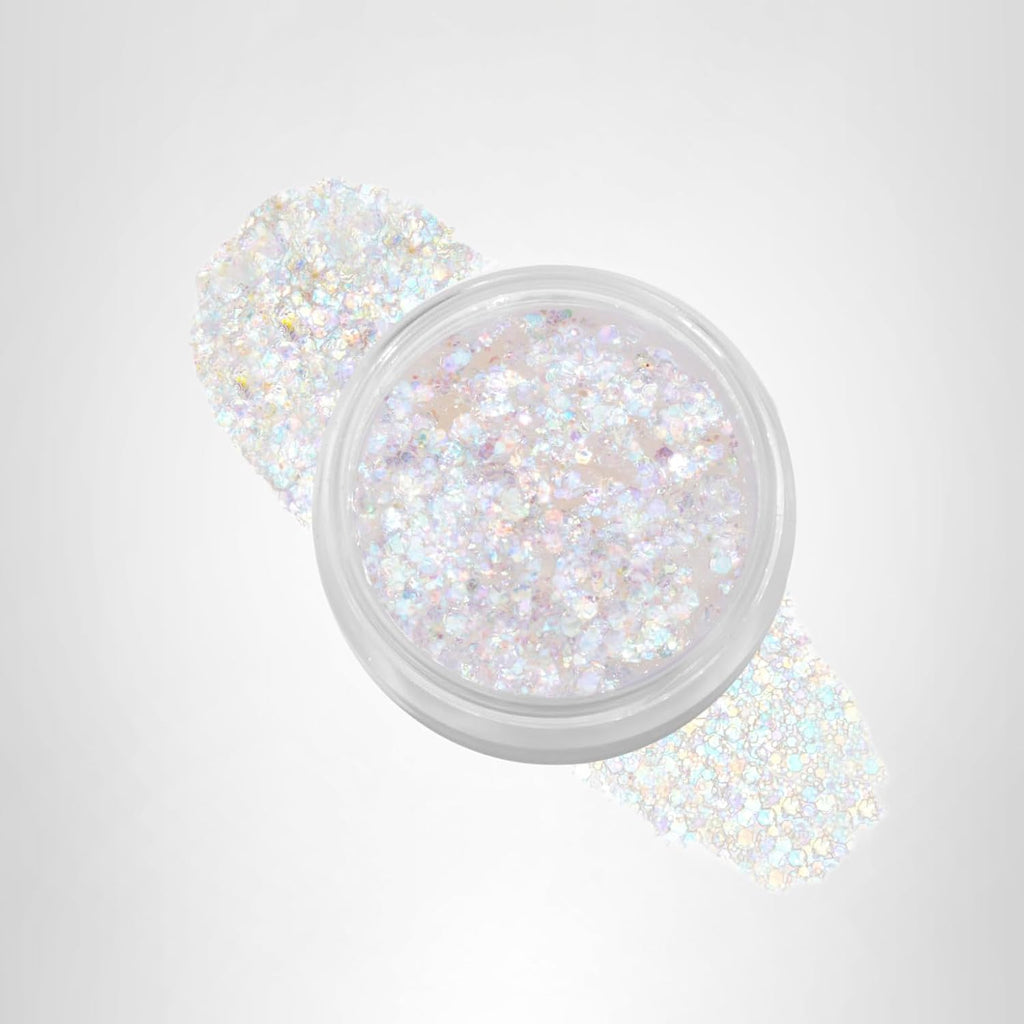 Colourpop Glitterally Obsessed Body Glitter Gel - Multi-Colored Glitter Makeup Made With An Adhesive Gel Formula - Easy To Use & Mess Free - Disco Lady (0.06 Oz)
