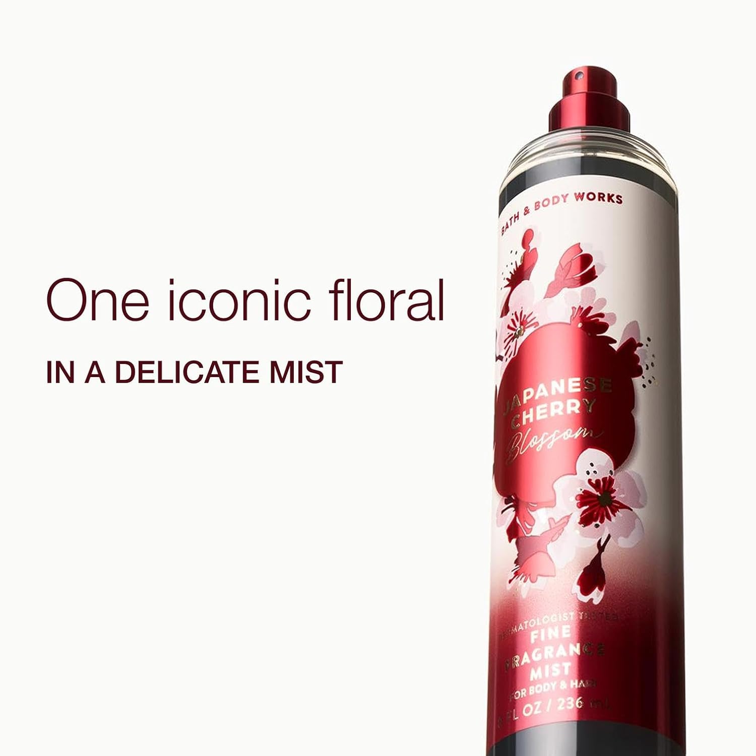 Bath & Body Works Japanese Cherry Blossom Fine Fragrance Mist, Body Spray & Perfume for Women, Long-Lasting Personal Fragrance, Iconic Floral Scent, 8 fl oz - 2 Pack