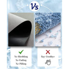 MontVoo -Bath Mat-Rubber Backing Non SlipThin Bathroom Rugs Fit Under Door- Quick Dry Absorbent Faux Suede Surface Grey Bathroom Floor Mats-Shower Rug for in Front of Bathtub Shower Gray 16x24