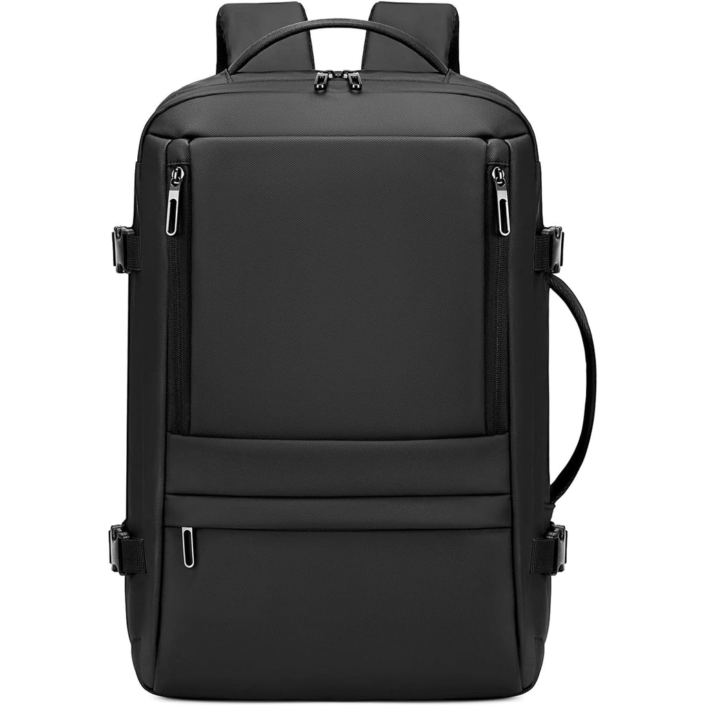 Carry On Travel Backpack Flight Approved For Men Women, Black | Expandable, Business Weekender Bag, 40L, Suitcase Backpack Luggage