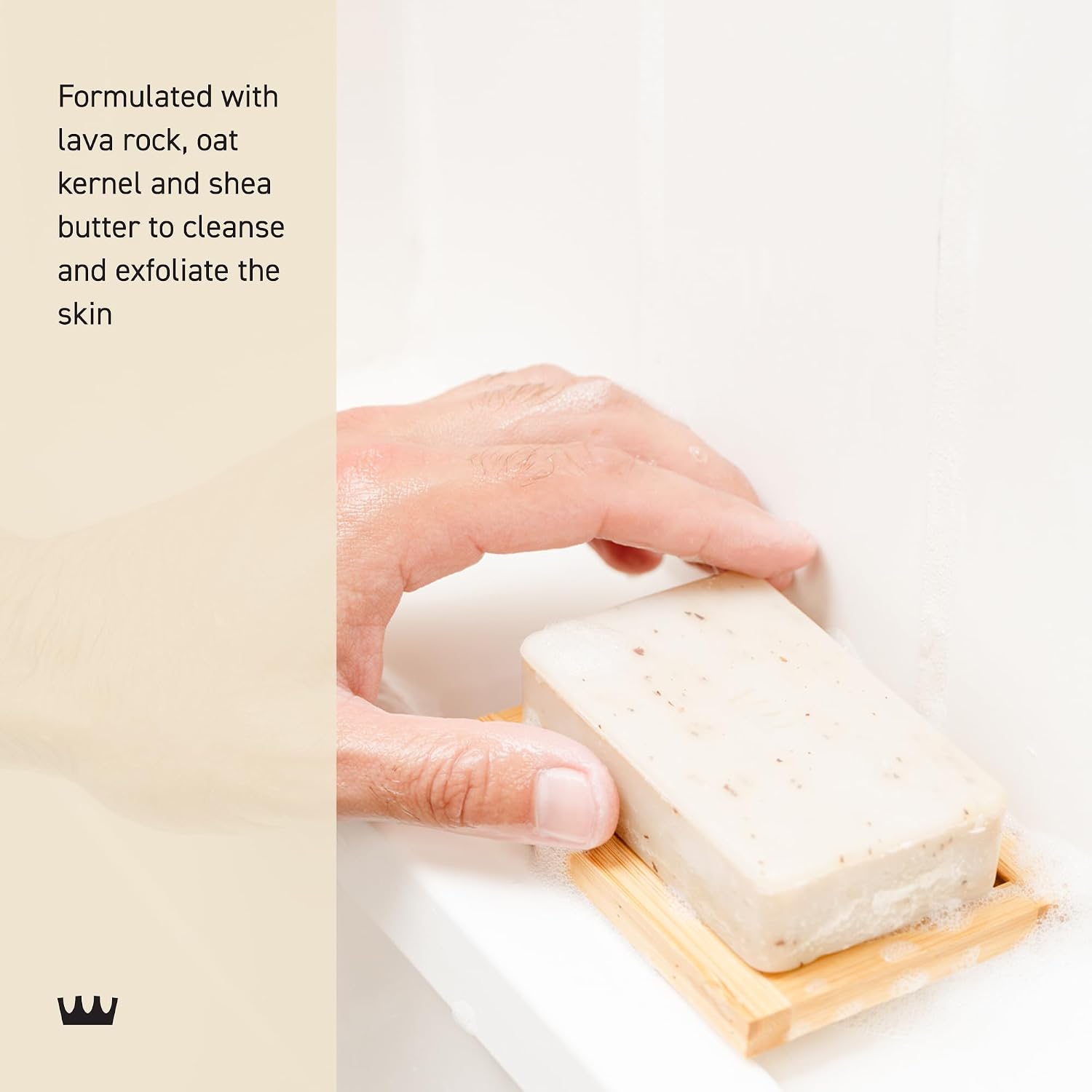 Cremo Exfoliating Body Bar For Men, Italian Bergamot Scent, Multi-Layered Fragrance That Buffs, Cleanses And Hydrates Skin, 5Oz