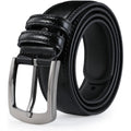 Mens Belts Big And Tall 36"-70" Men Leather Belt Casual Work Dress Belt,Black & Brown Colors